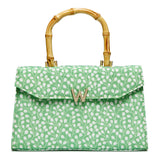 WOLF Evie Large Bag Green Leaves 735341