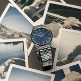 Maurice Lacroix 1975 Quartz 39mm Blue Dial Men's Watch 751007-SS002-430-1