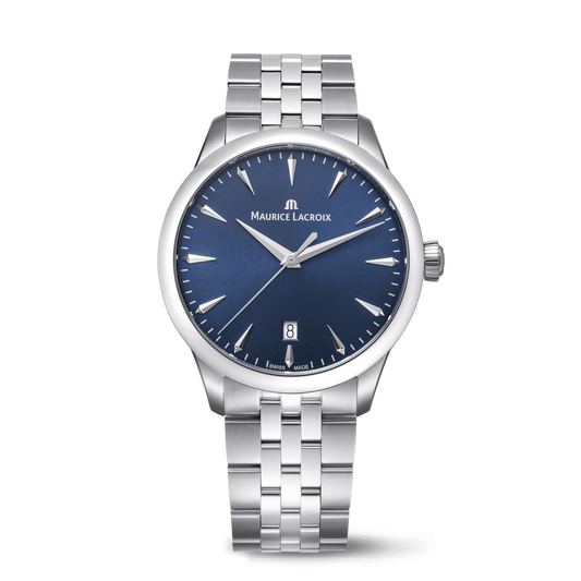 Maurice Lacroix 1975 Quartz 39mm Blue Dial Men's Watch 751007-SS002-430-1