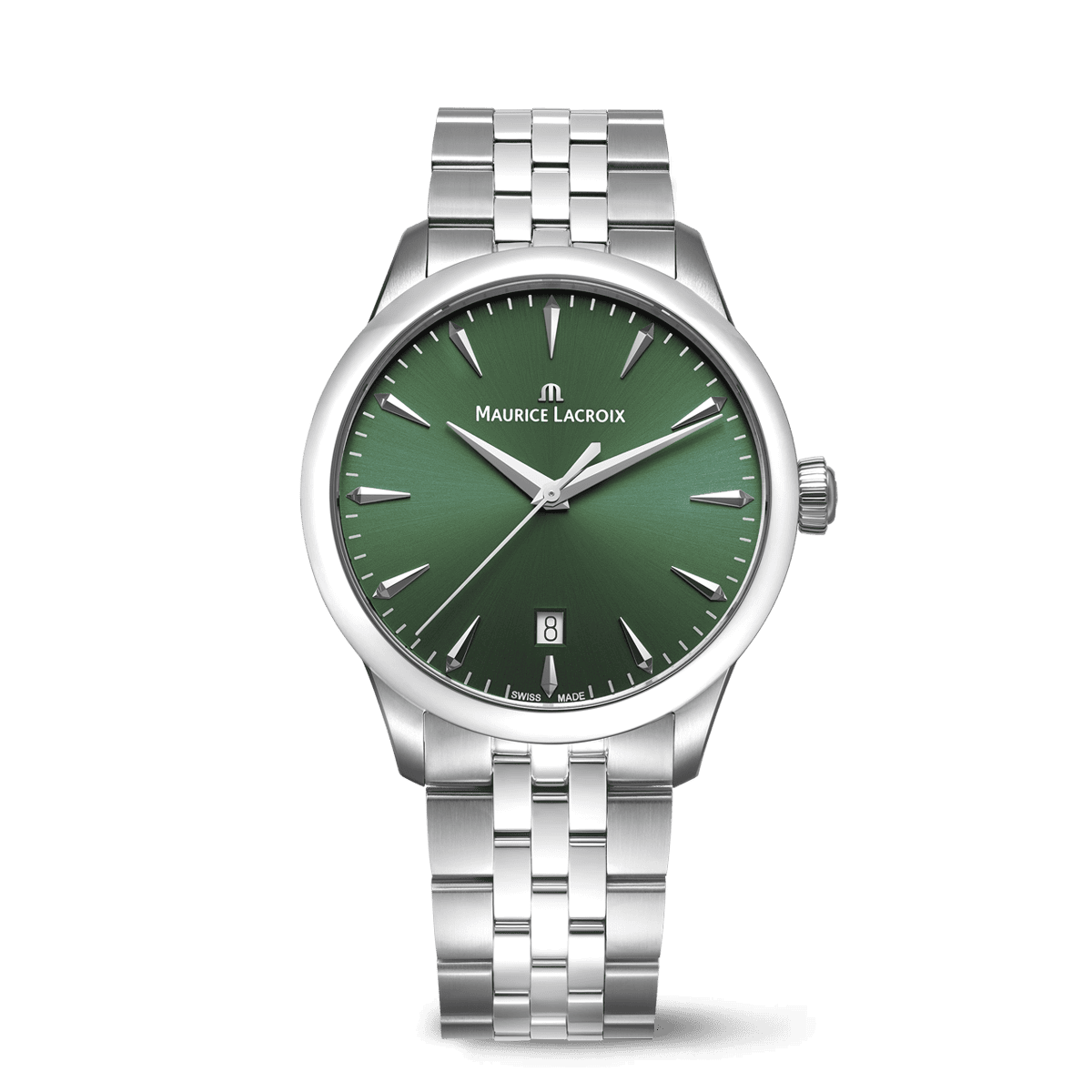 Maurice Lacroix 1975 Quartz 39mm Green Dial Men's Watch 751007-SS002-630-1