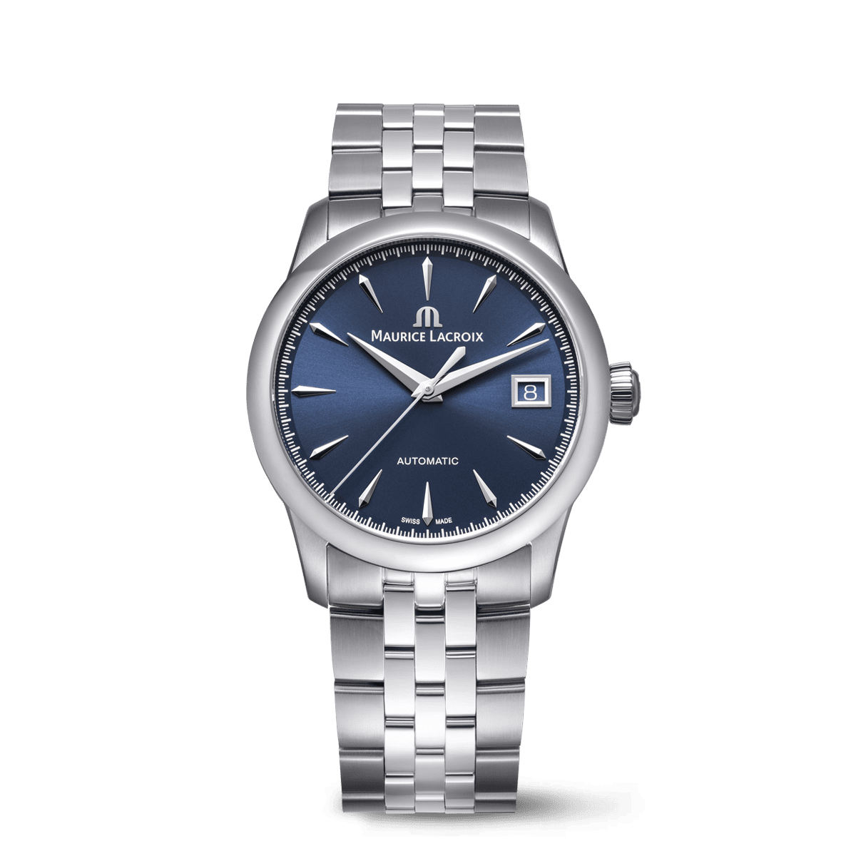 Maurice Lacroix 1975 Automatic 36mm Blue Dial Men's Watch 756007-SS002-430-1