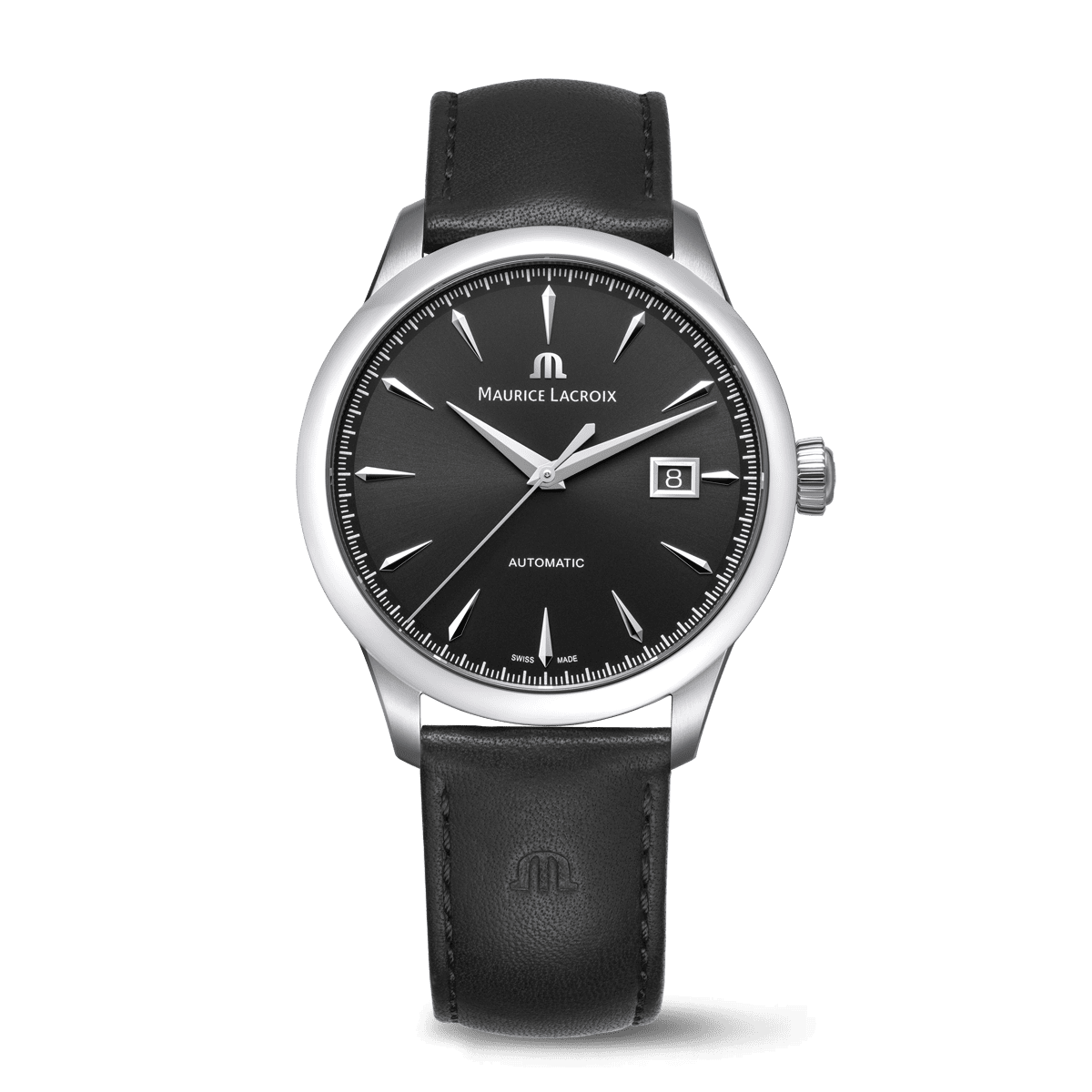 Maurice Lacroix 1975 Automatic 40mm Black Dial Men's Watch 756008-SS001-330-2