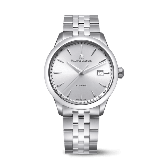 Maurice Lacroix 1975 Automatic 40mm Silver Dial Men's Watch 756008-SS002-130-1