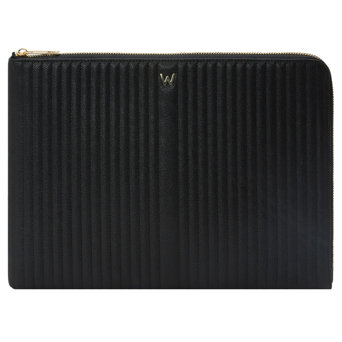 WOLF Mimi Quilted Laptop Sleeve 13" with Handle Black 768602