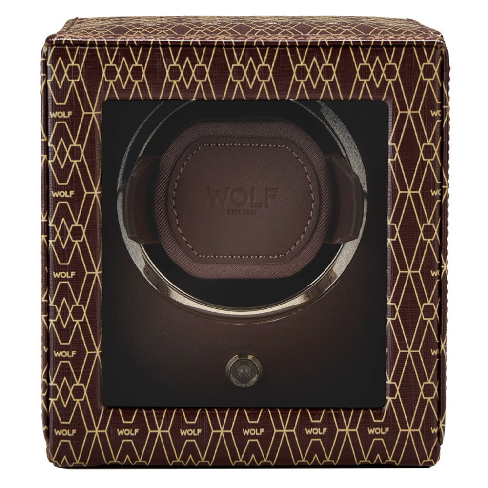 WOLF Signature Single Watch Winder Brown 770133
