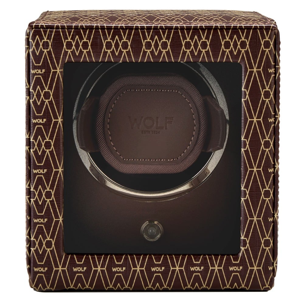 WOLF Signature Single Watch Winder Brown 770133