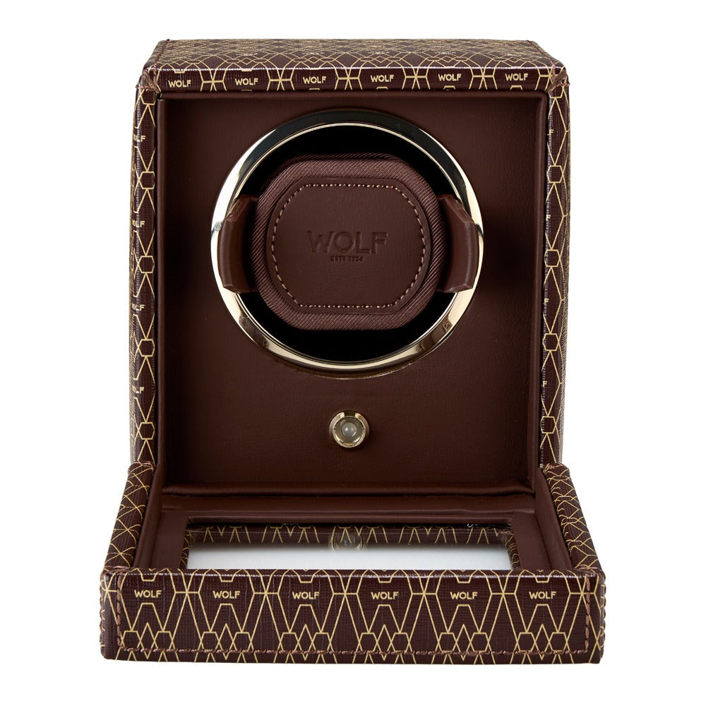 WOLF Signature Single Watch Winder Brown 770133