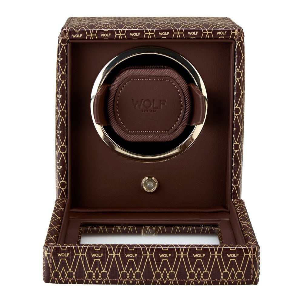 WOLF Signature Single Watch Winder Brown 770133