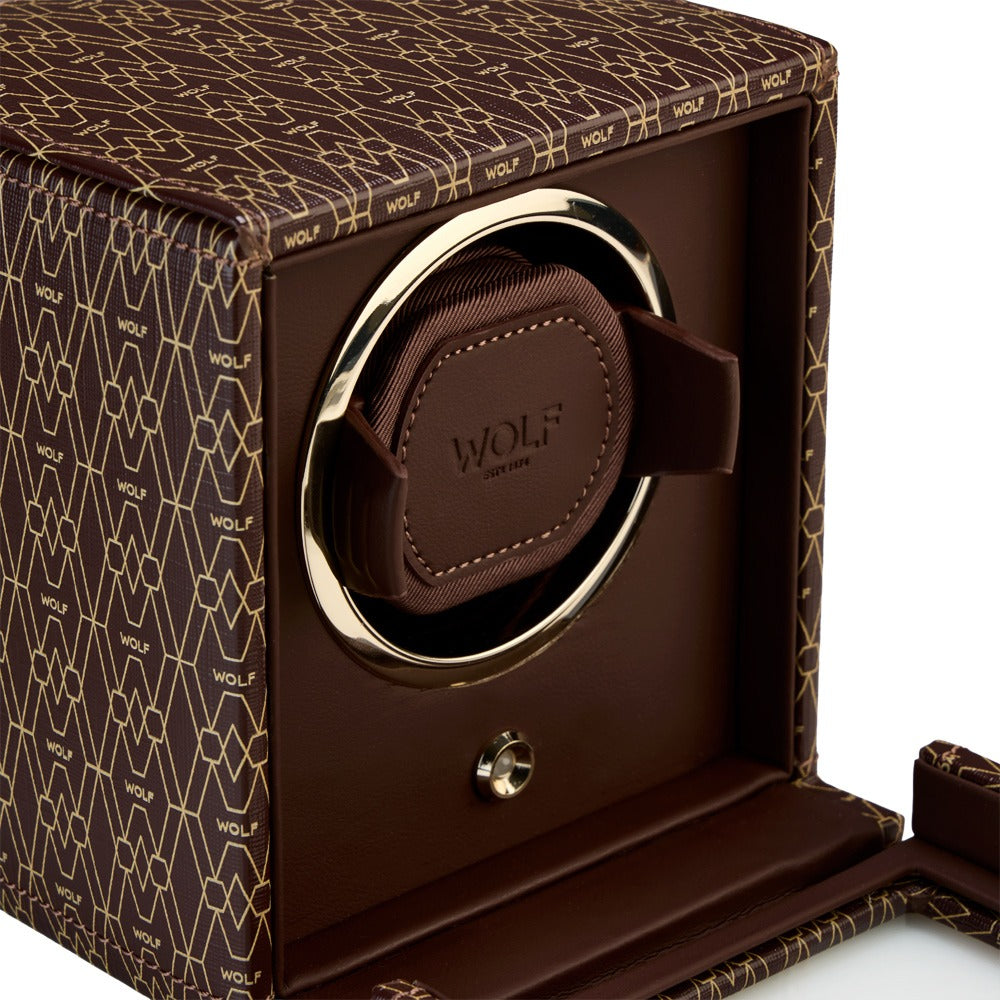 WOLF Signature Single Watch Winder Brown 770133