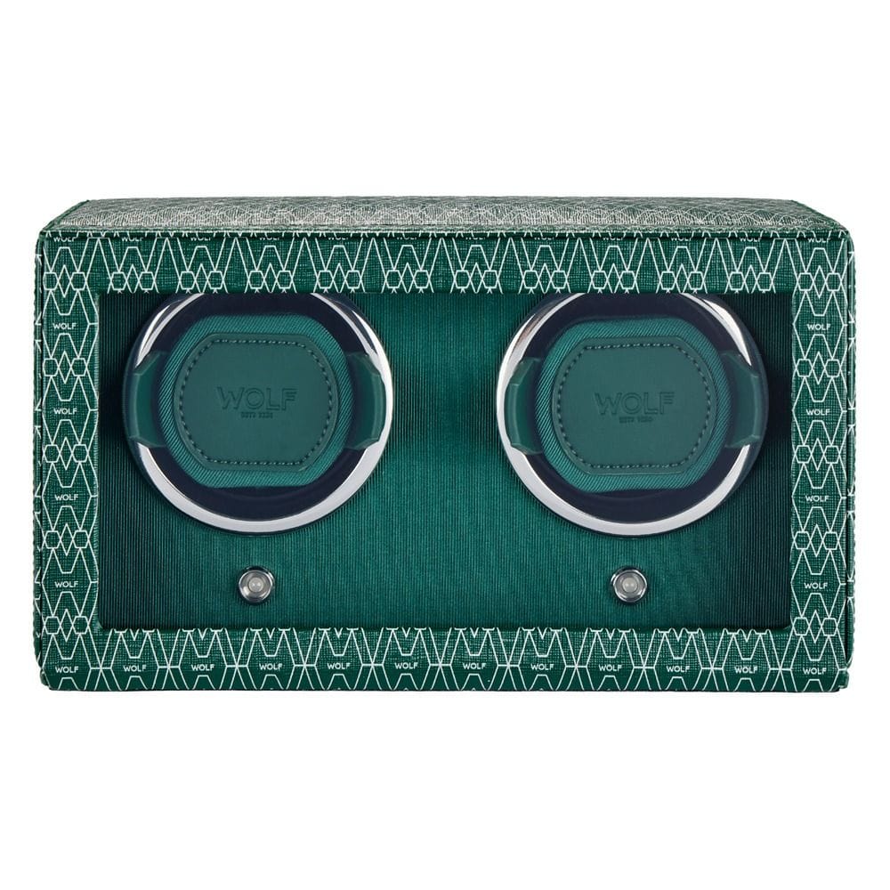 WOLF Signature Double Watch Winder Green 770230