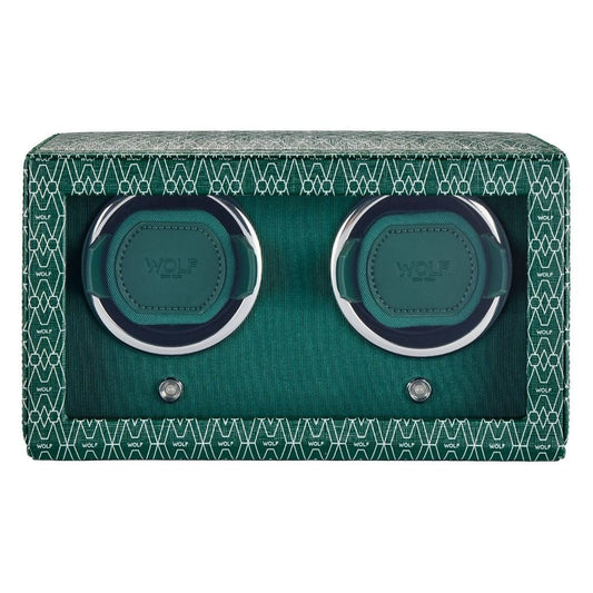 WOLF Signature Double Watch Winder Green 770230