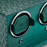 WOLF Signature Double Watch Winder Green 770230