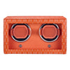 WOLF Signature Double Watch Winder Orange 770239