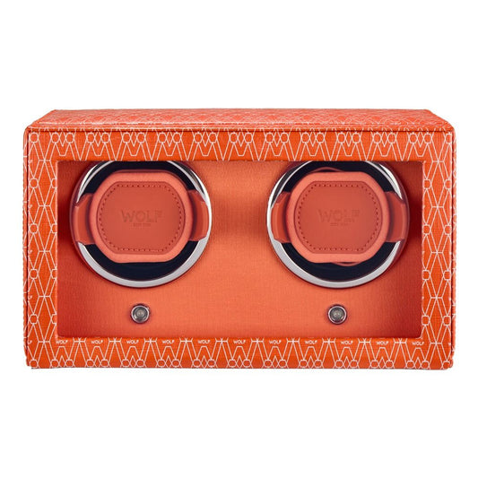 WOLF Signature Double Watch Winder Orange 770239