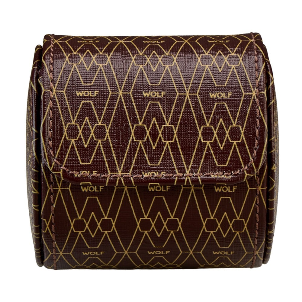 WOLF Signature Single Watch Roll Brown 773133