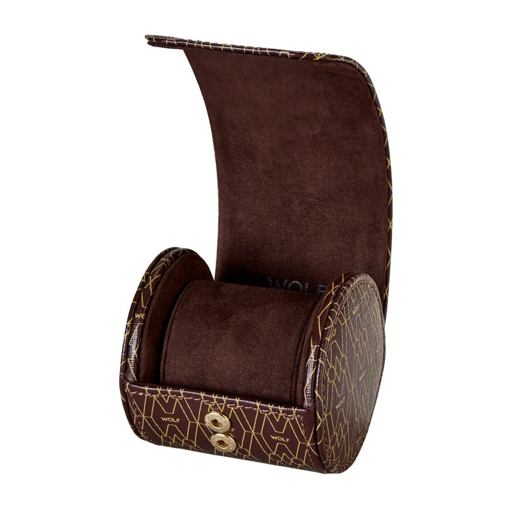 WOLF Signature Single Watch Roll Brown 773133