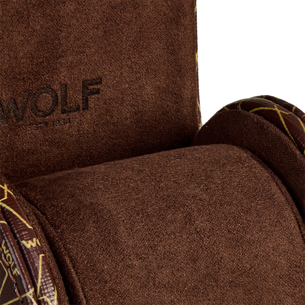 WOLF Signature Single Watch Roll Brown 773133