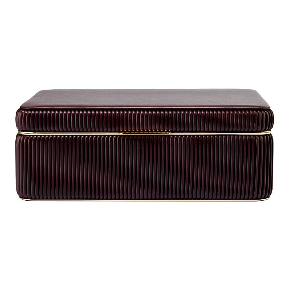WOLF Bella Medium Jewellery Box Bordeaux 781026