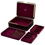 WOLF Bella Medium Jewellery Box Bordeaux 781026