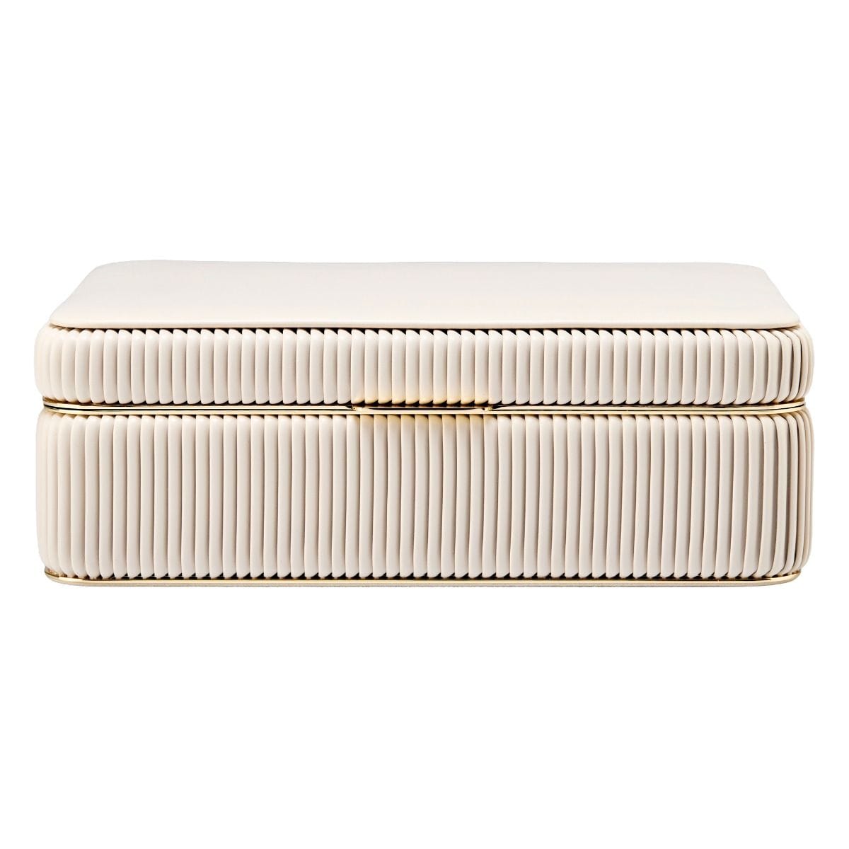 WOLF Bella Medium Jewellery Box Bone 781053