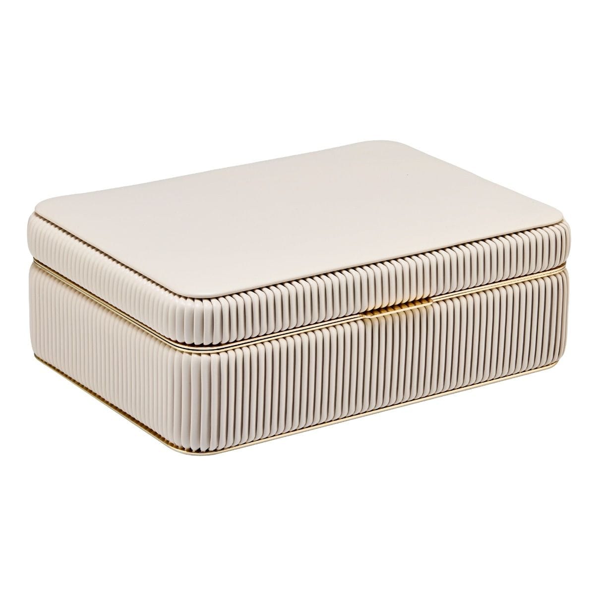 WOLF Bella Medium Jewellery Box Bone 781053