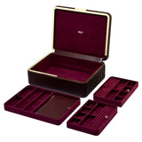 WOLF Bella Large Jewellery Box Bordeaux 781226