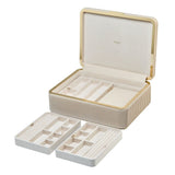WOLF Bella Large Jewellery Box Bone 781253