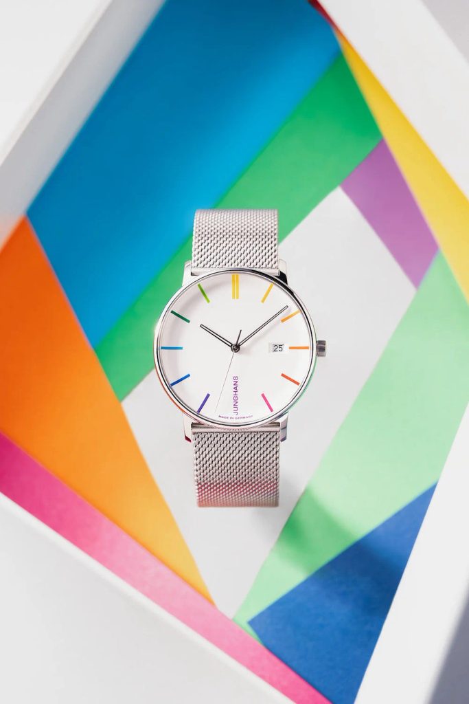 Junghans FORM Quarz Bauhaus Edition 39.3mm White Dial Men's Watch 41/4580.44