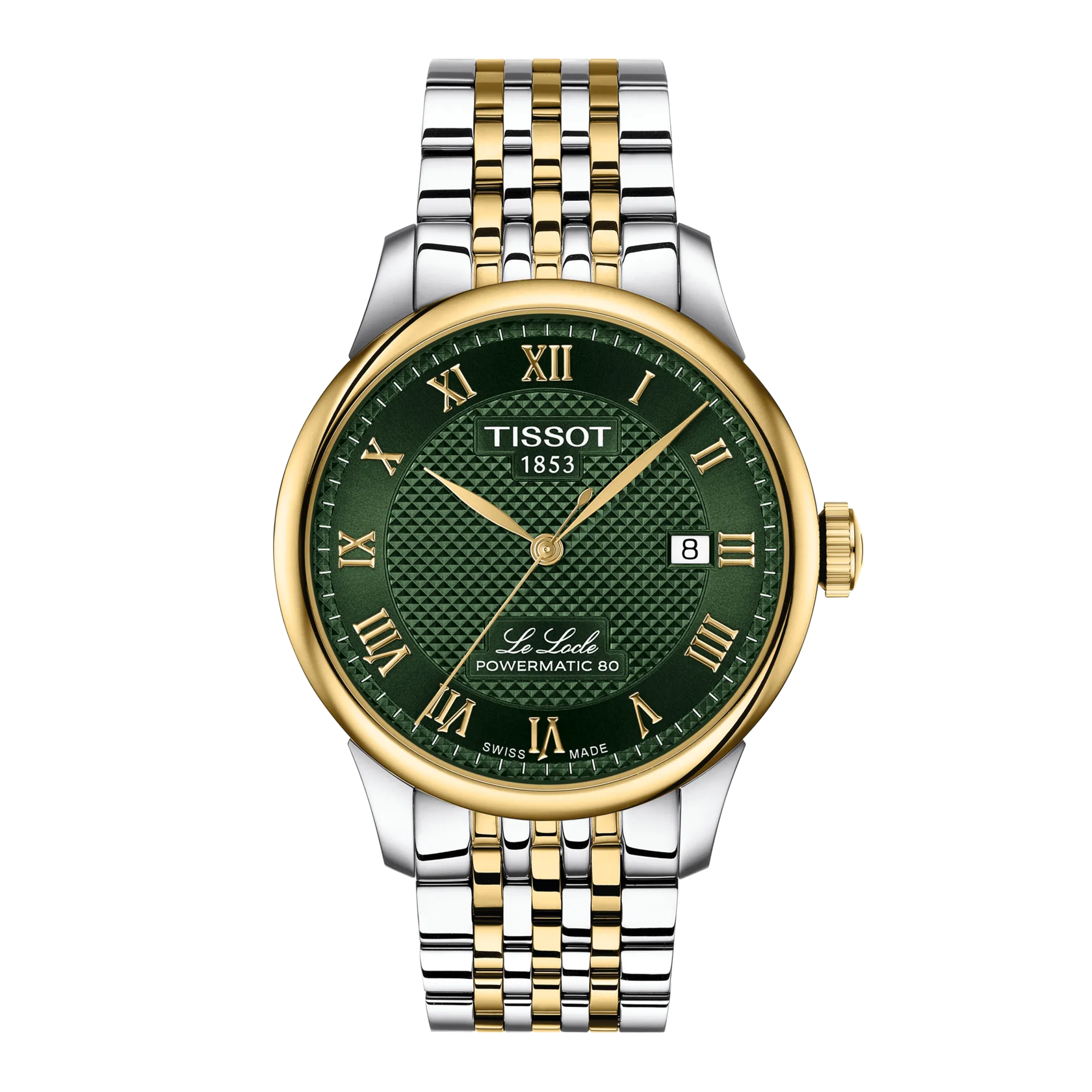 Tissot Le Locle 39.3mm Green Dial Men's Watch T0064072209300