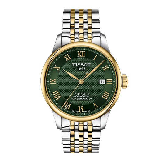 Tissot Le Locle 39.3mm Green Dial Men's Watch T0064072209300