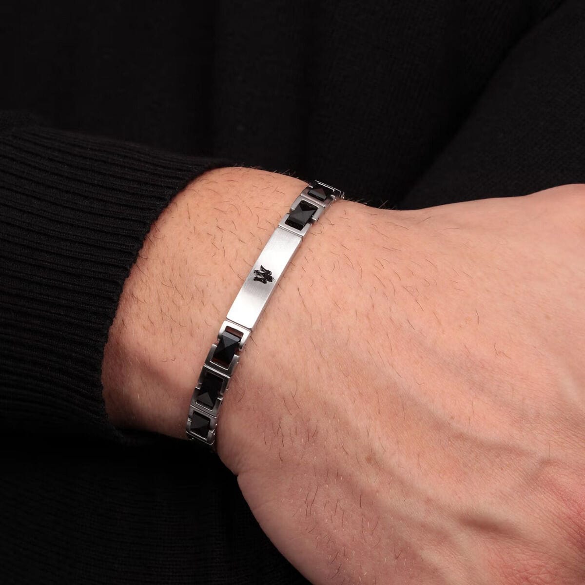 Maserati Ceramic Men's Ceramic Bracelet JM420ATI06