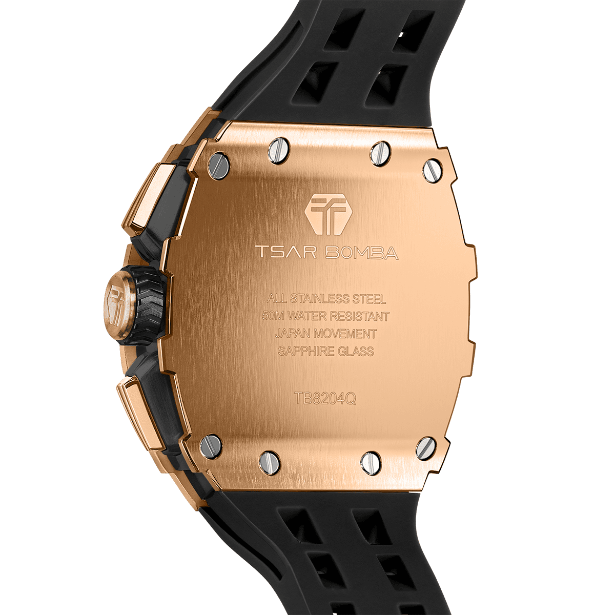 Tsar Bomba Elemental 43mm Black Dial Men's Watch TB8204Q-04
