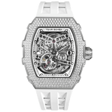 Tsar Bomba Elemental Skeleton 43mm Silver Skeleton Dial Men's Watch TB8208D-11