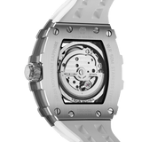 Tsar Bomba Elemental Skeleton 43mm Silver Skeleton Dial Men's Watch TB8208D-11