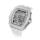 Tsar Bomba Elemental Skeleton 43mm Silver Skeleton Dial Men's Watch TB8208D-11