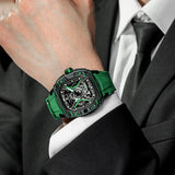 Tsar Bomba Dark Matter 5 43mm Green Skeleton Dial Men's Watch TB8605-05