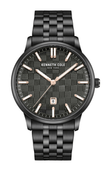 Kenneth Cole New York 42mm Classic Black Stainless Steel Men's Watch KCWGH0046905