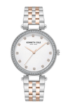 Kenneth Cole New York 34mm Crystal Bezel Two-Tone Women's Watch KCWLG0048501