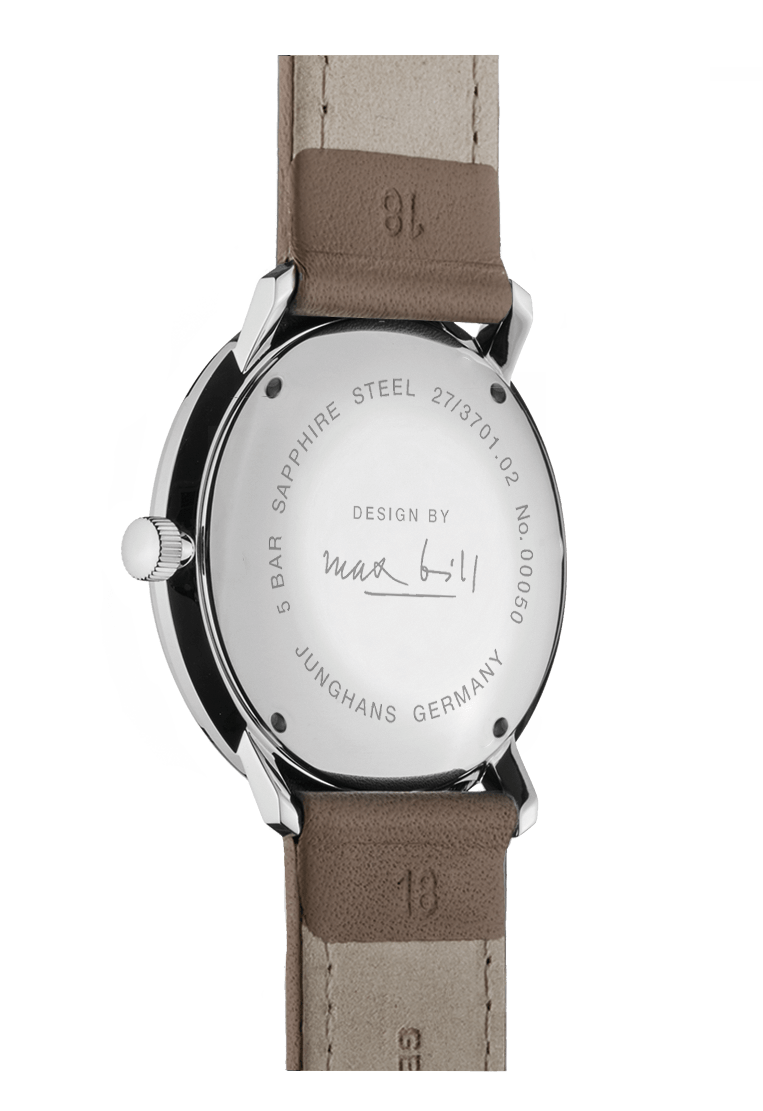 Junghans Max Bill Handaufzug 34mm Matt Silver Dial Women's Watch 27/3701.02