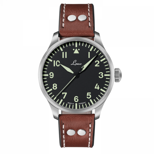 Laco Augsburg 42mm Automatic Black Dial Men's Watch 861688.2