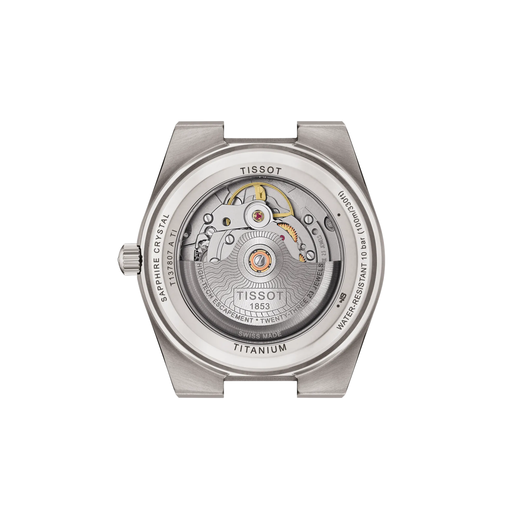 Tissot PRX Titanium 38mm Anthracite Dial Men's Watch T1378074406100