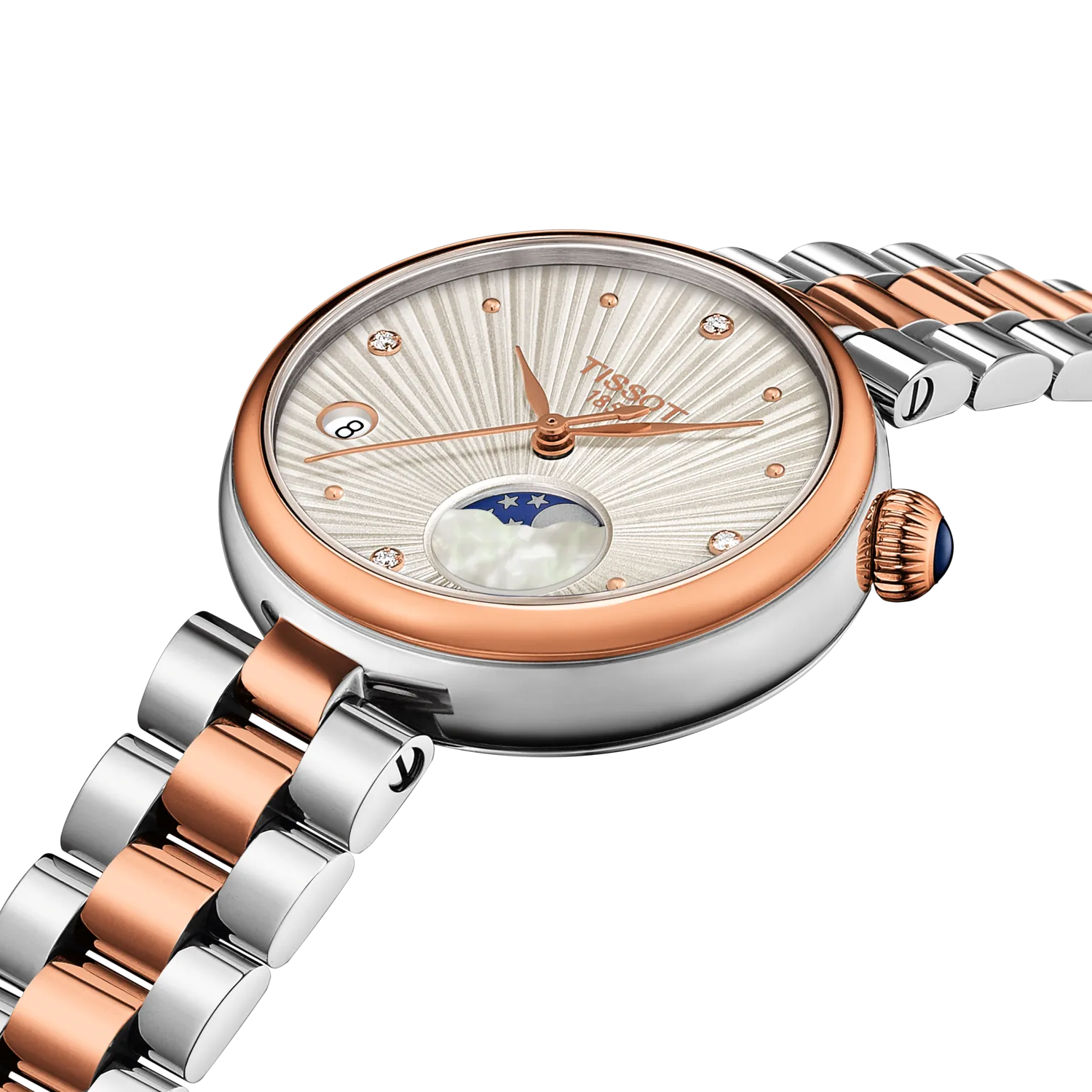 Tissot Desir Moonphase 29.6mm Silver Dial Women's Watch T1522232203600