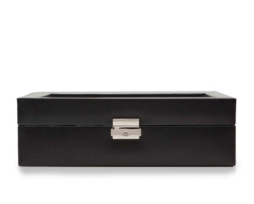 WOLF Black Heritage 5 Piece Watch Box 99506