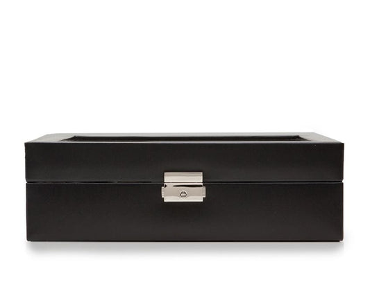 WOLF Black Heritage 5 Piece Watch Box 99506