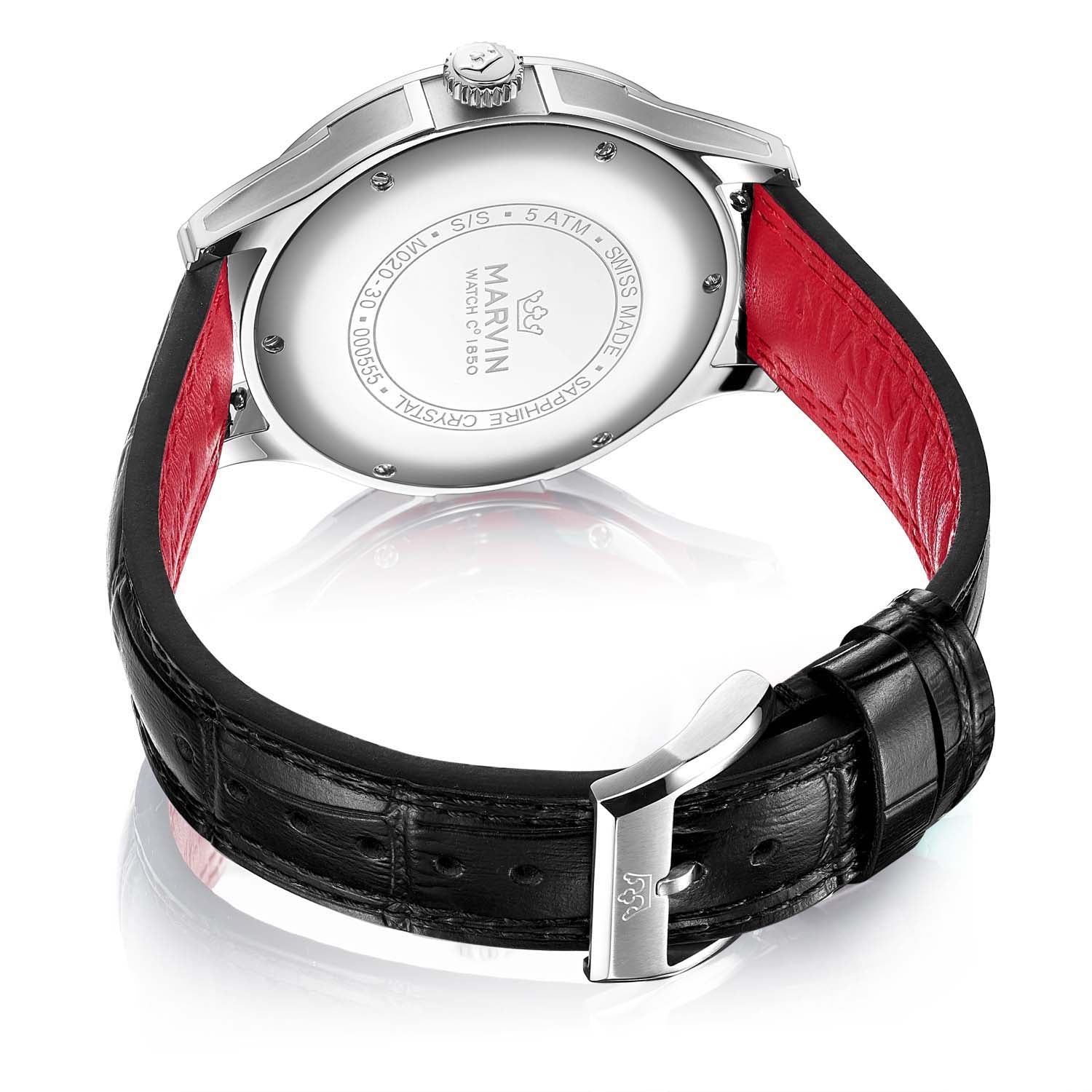 Marvin Malton Round 42mm White Dial Men's Watch M020.13.28.74