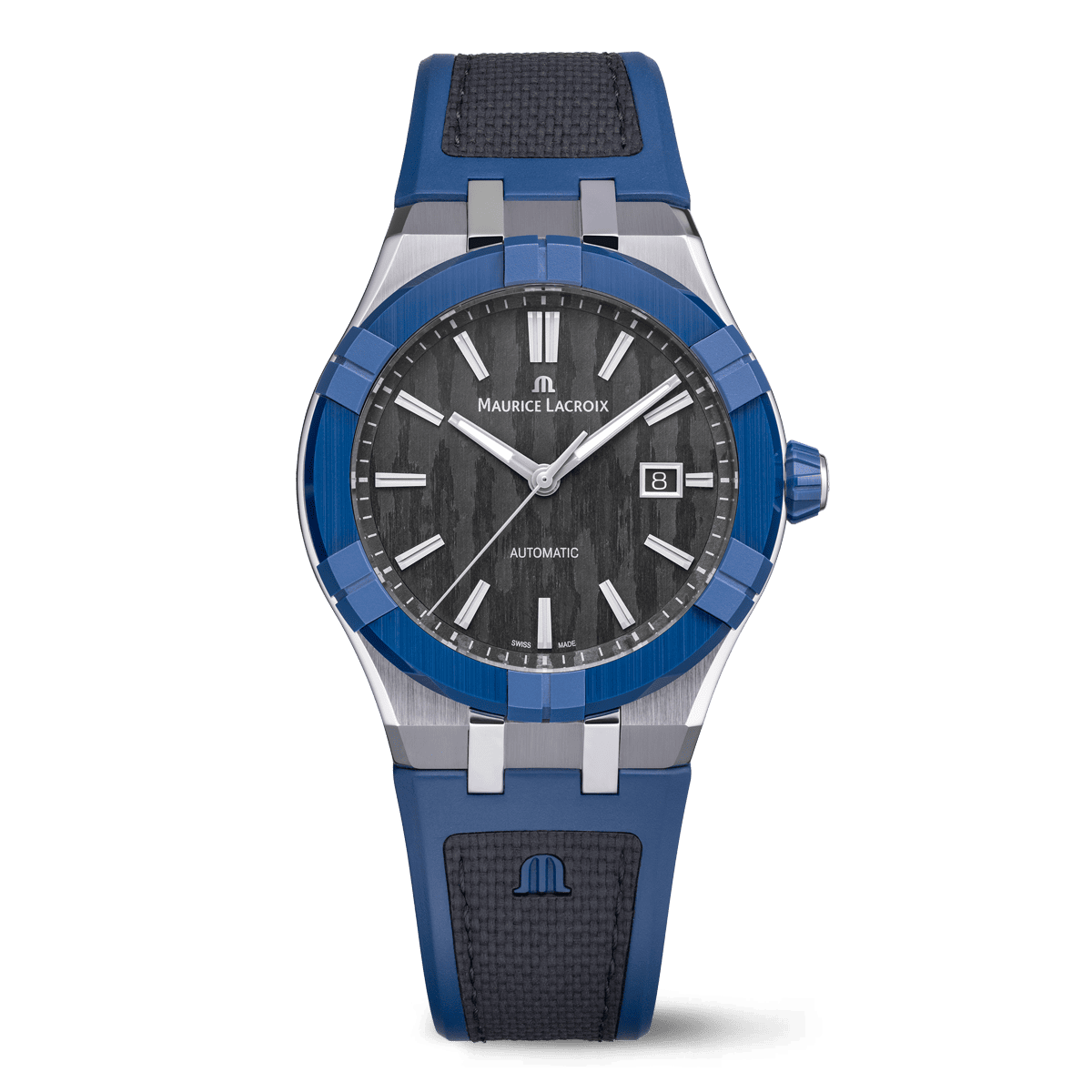 Maurice Lacroix AIKONIC Automatic 43mm Black Dial Men's Watch AC6008-SSL40-330-4