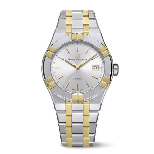 Maurice Lacroix AIKON Quartz 40mm Grey Dial Men's Watch AI1108-PVY13-130-1