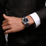 Maurice Lacroix AIKON Quartz Date 40mm Blue Dial Men's Watch AI1108-SS002-430-1