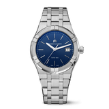 Maurice Lacroix AIKON Quartz Date 40mm Blue Dial Men's Watch AI1108-SS002-430-1