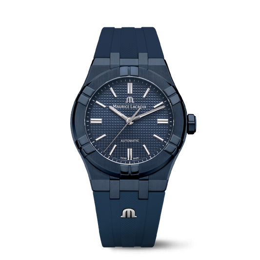 Maurice Lacroix AIKON Automatic 39mm Blue PVD Limited Edition Blue Dial Men's Watch AI6007-PVC00-430-4
